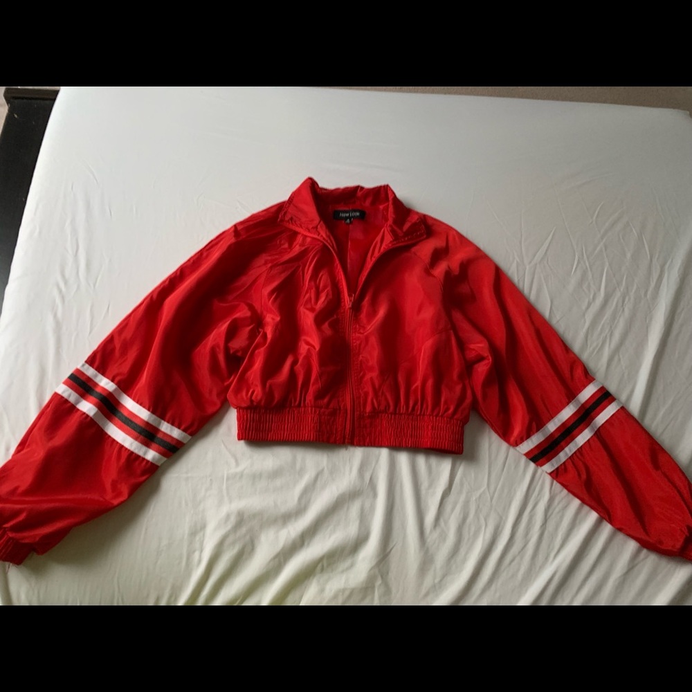 Crop Windbreaker jacket